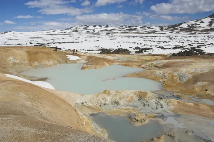 Framed Print : Leirhnjukur thermal area and eruption site Framed Print : Leirhnjukur thermal area and eruption site