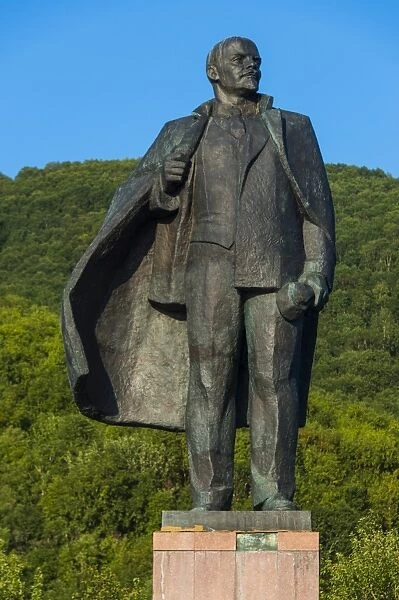 Lenin statue in Petropavlovsk-Kamchatsky, Kamchatka, Russia, Eurasia
