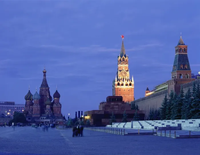 Framed Print : Lenins Tomb, the Kremlin and St. Basils Cathedral, Red Square