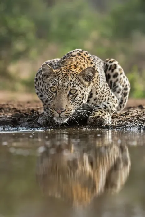 Framed Print : Leopard (Panthera pardus) drinking, Zimanga private game reserve, KwaZulu-Natal, South Africa, Africa Framed Print : Leopard (Panthera pardus) drinking, Zimanga private game reserve, KwaZulu-Natal, South Africa, Africa