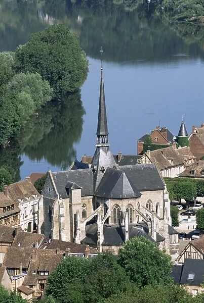 Les Andelys, on the River Seine, Haute Normandie (Normandy), France, Europe