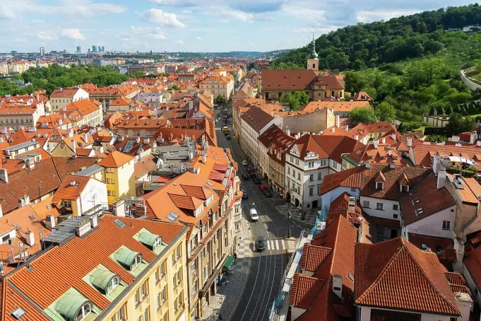 Framed Print : Lesser Town as seen from St. Nicholas Bell Tower, UNESCO World Heritage Site, Prague, Bohemia, Czech Republic (Czechia), Europe Framed Print : Lesser Town as seen from St. Nicholas Bell Tower, UNESCO World Heritage Site, Prague, Bohemia, Czech Republic (Czechia), Europe