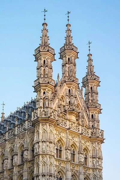 Leuven Stadhuis (City Hall) and buildings on Grote Markt, Leuven, Flemish Brabant