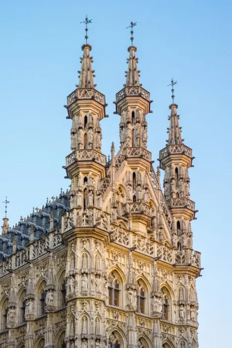 Framed Print : Leuven Stadhuis (City Hall) and buildings on Grote Markt, Leuven, Flemish Brabant Framed Print : Leuven Stadhuis (City Hall) and buildings on Grote Markt, Leuven, Flemish Brabant