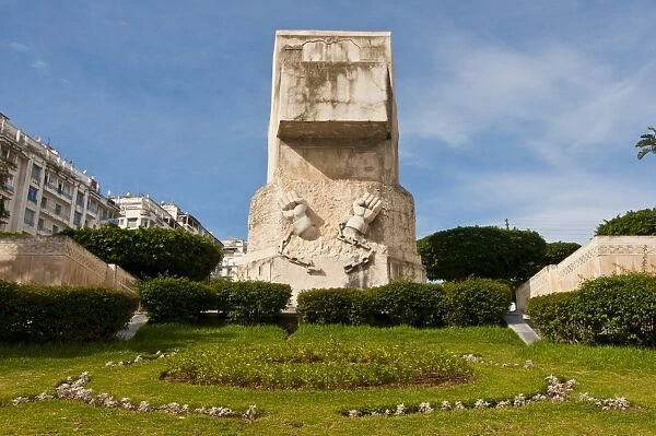 Liberation monument on the Boulevard Khemish Mohamed, Algiers, Algeria
