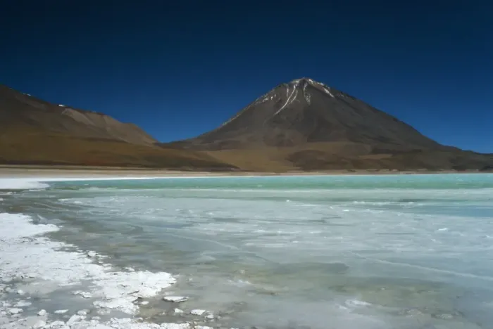 Framed Print : Licancabur volcano, Lago Verde, Salar de Uyuni, Bolivia, South America Framed Print : Licancabur volcano, Lago Verde, Salar de Uyuni, Bolivia, South America