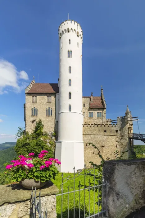 Framed Print : Lichtenstein Castle, Swabian Jura, Baden-Wurttemberg, Germany, Europe Framed Print : Lichtenstein Castle, Swabian Jura, Baden-Wurttemberg, Germany, Europe