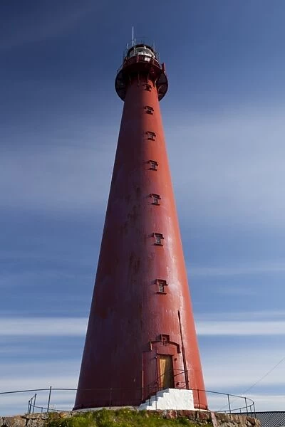 Lighthouse, Andenes village, Andoya island, Vesteralen archipelago, Troms Nordland county