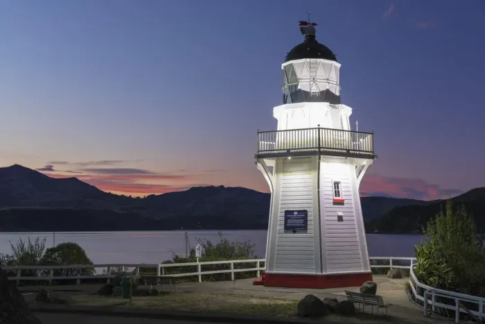 Framed Print : Lighthouse in the Bay of Akaroa, Banks Peninsula, Canterbury, South Island, New Zealand Framed Print : Lighthouse in the Bay of Akaroa, Banks Peninsula, Canterbury, South Island, New Zealand