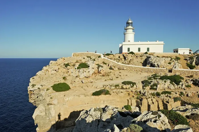 Framed Print : Lighthouse at Cape Cavalleria on the North Coast of Menorca, Balearic Islands, Spain, Mediterranean, Europe Framed Print : Lighthouse at Cape Cavalleria on the North Coast of Menorca, Balearic Islands, Spain, Mediterranean, Europe