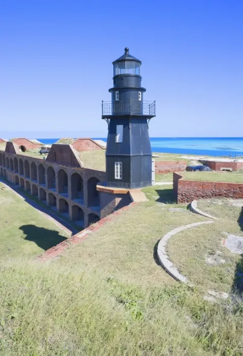 Framed Print : Lighthouse, Fort Jefferson, Dry Tortugas National Park, Florida, United States of America Framed Print : Lighthouse, Fort Jefferson, Dry Tortugas National Park, Florida, United States of America