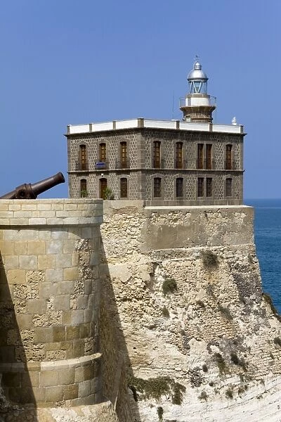 Lighthouse in Medina Sidonia (old town) District, Melilla, Spain, Spanish North Africa
