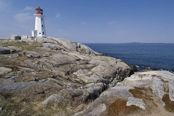 Lighthouse, Peggys Cove, Nova Scotia, Canada, North America