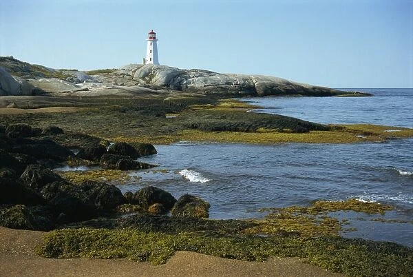 Lighthouse at Peggys Cove, South Shore, Nova Scotia, Canada, North America