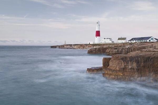 The lighthouse on Portland Bill, Isle of Portland, Jurassic Coast, UNESCO World Heritage Site, Dorset, England, United Kingdom, Europe
