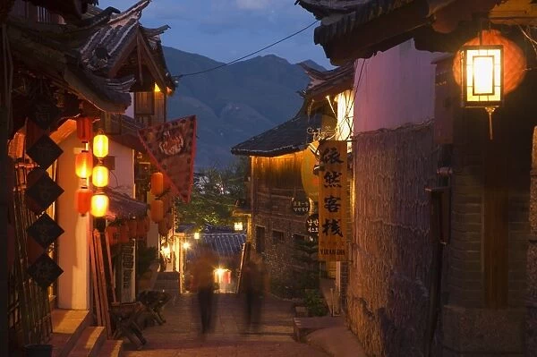 Lijiang Old Town, UNESCO World Heritage Site, Lijiang, Yunnan Province, China, Asia