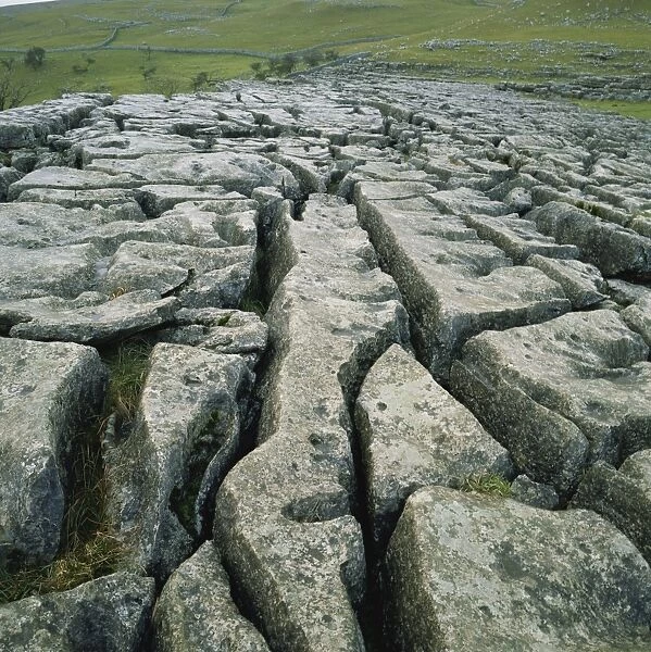 Limestone pavement, Malham, Yorkshire Dales National Park, North Yorkshire