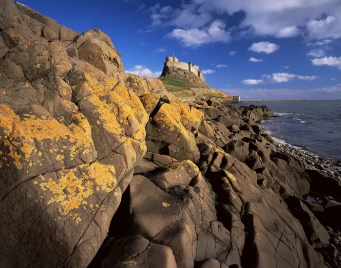 Framed Print : Lindisfarne Castle, Holy Island, Northumberland, England, United Kingdom, Europe