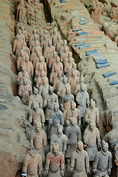 Lintong site, Army of Terracotta Warriors, UNESCO World Heritage Site, Xian, Shaanxi