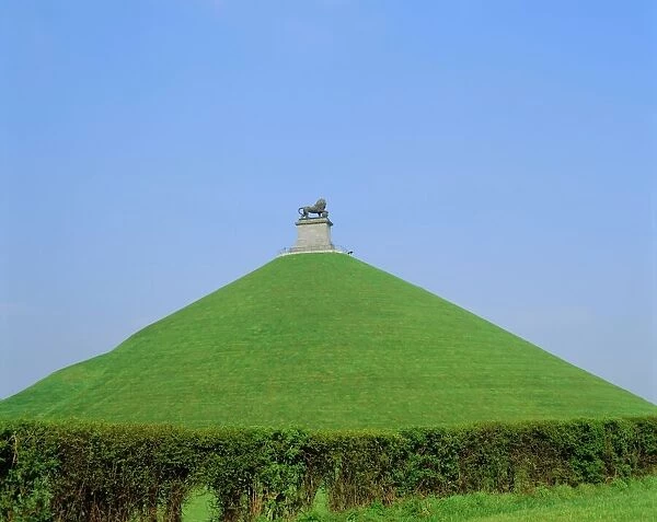 Lion Hill, site of the Battle of Waterloo, Belgium