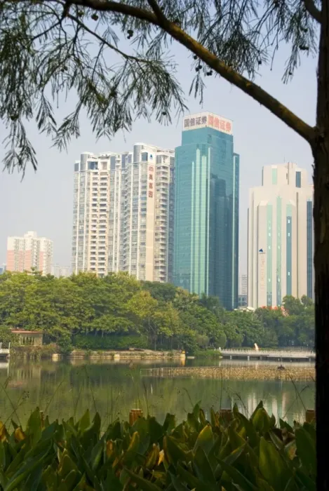 Framed Print : Litchi Park Lake, Shenzhen Special Economic Zone (SEZ), Guangdong, China, Asia Framed Print : Litchi Park Lake, Shenzhen Special Economic Zone (SEZ), Guangdong, China, Asia
