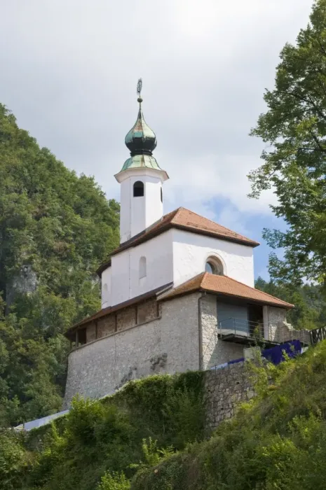 Framed Print : Little church in Kamnik, Slovenia, Europe Framed Print : Little church in Kamnik, Slovenia, Europe