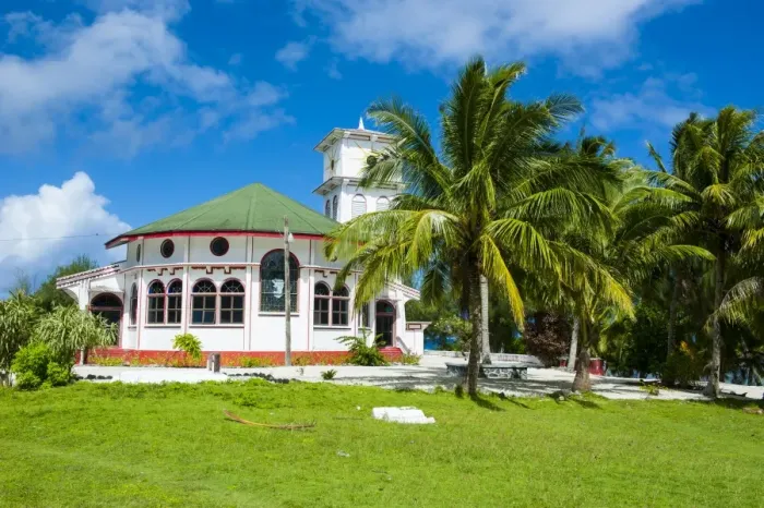 Framed Print : Little church in Tau Island, Manua Island group, American Samoa, South Pacific, Pacific Framed Print : Little church in Tau Island, Manua Island group, American Samoa, South Pacific, Pacific