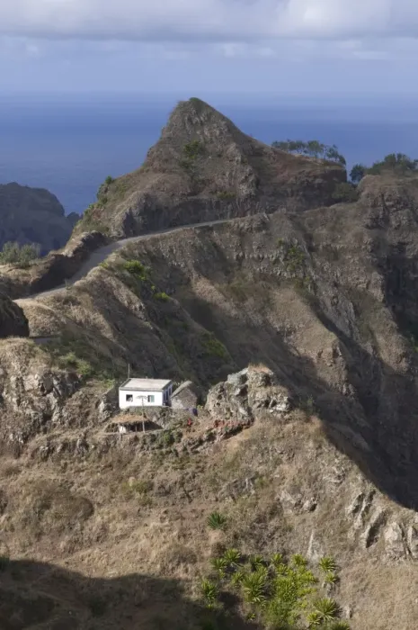 Framed Print : Little house in mountain landscape, San Antao, Cape Verde Islands, Africa Framed Print : Little house in mountain landscape, San Antao, Cape Verde Islands, Africa
