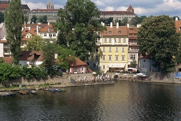 The Little Quarter or Lesser Town and castle, Prague, Czech Republic, Europe