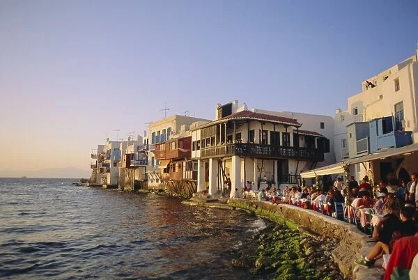Little Venice in the Alefkandra district of Mykonos Town
