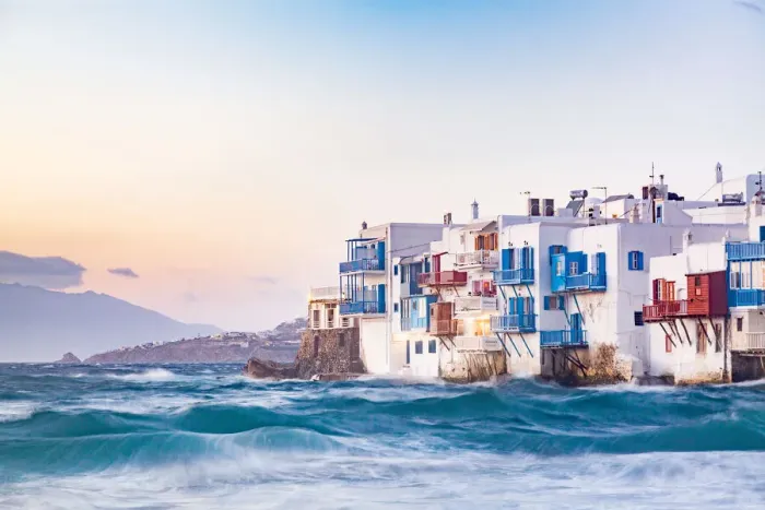 Framed Print : Little Venice in Mykonos, Mykonos Island, Cyclades, Aegean Sea, Greek Islands, Greece Framed Print : Little Venice in Mykonos, Mykonos Island, Cyclades, Aegean Sea, Greek Islands, Greece
