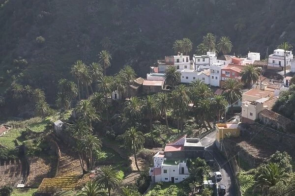 Little village in Vallehermoso, La Gomera, Canary Islands, Spain, Europe