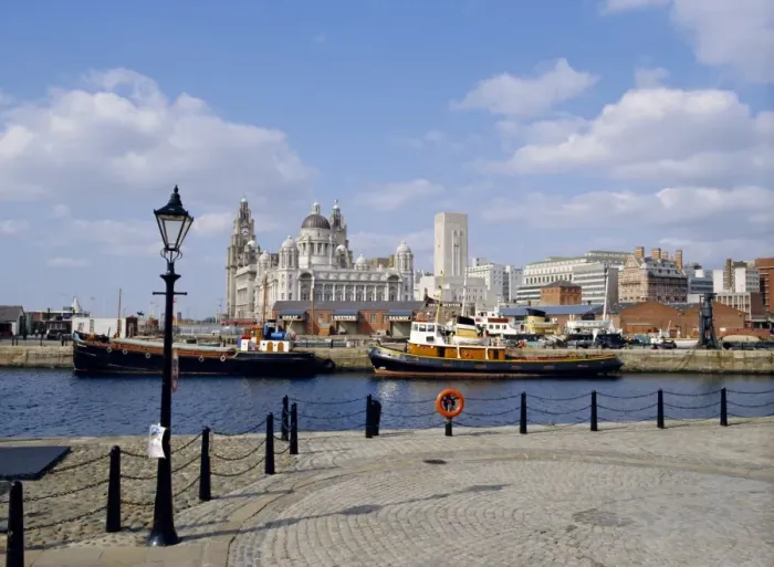 Framed Print : Liver Buildings and Docks, Liverpool, Merseyside, UK Framed Print : Liver Buildings and Docks, Liverpool, Merseyside, UK