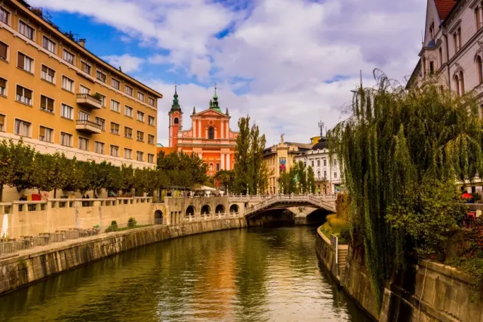 Framed Print : Ljubljana, the capital of Slovenia, Europe Framed Print : Ljubljana, the capital of Slovenia, Europe