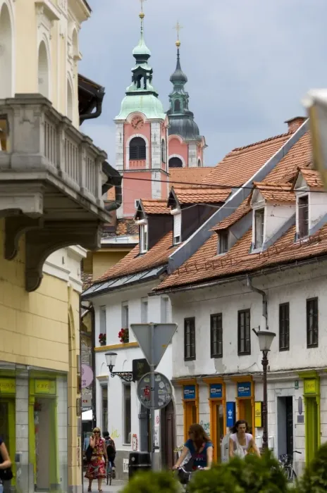 Framed Print : Ljubljana, Slovenia, Europe Framed Print : Ljubljana, Slovenia, Europe
