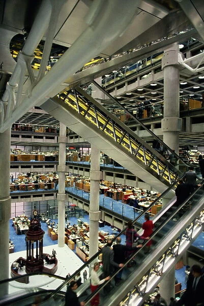 Lloyds Building, designed by Richard Rogers, City of London, London