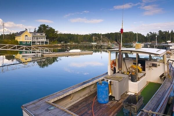 Lobster fishing boats, Boothbay Harbor, Maine, New England, United States of America, North America