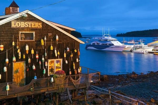 Lobster restaurant, Bar Harbor, Mount Desert Island, Maine, New England, United States of America, North America