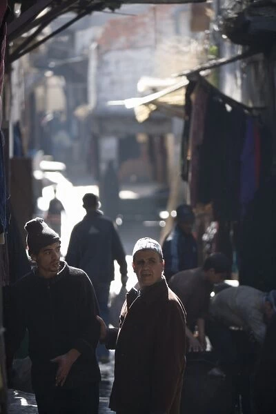 Local Moroccans in souk