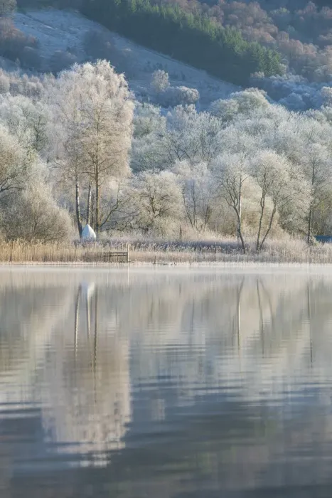 Framed Print : Loch Ard partially frozen over and a hoar frost around Aberfoyle in the Loch Lomond Framed Print : Loch Ard partially frozen over and a hoar frost around Aberfoyle in the Loch Lomond