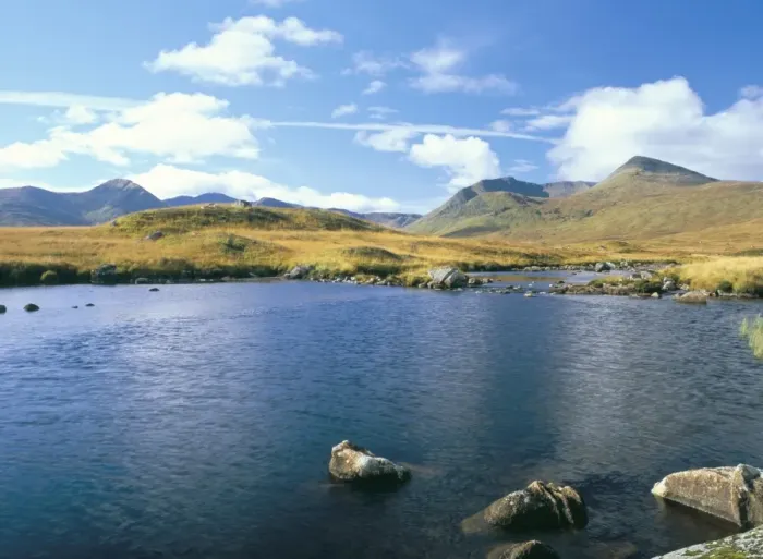Framed Print : Loch Ba and the Black Mountains in autumn Framed Print : Loch Ba and the Black Mountains in autumn