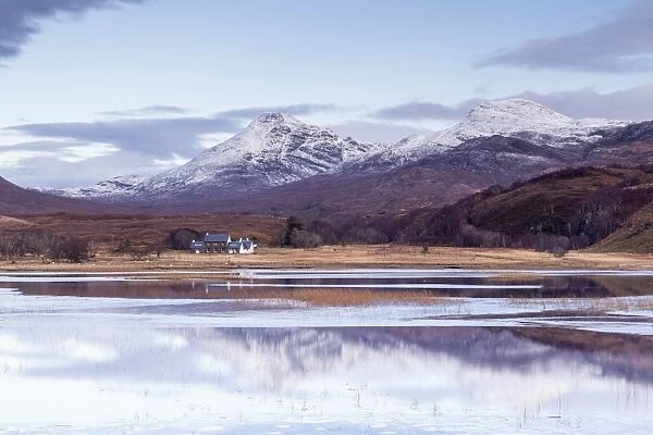 Loch Coultrie in Wester Ross, Highlands, Scotland, United Kingdom, Europe