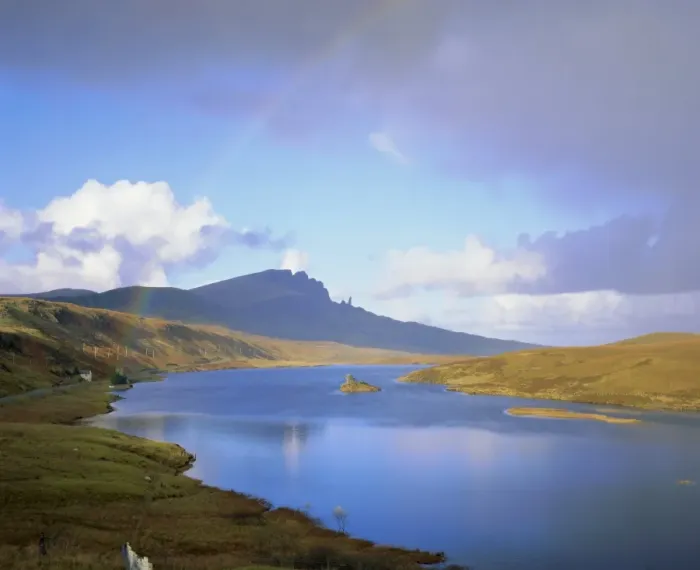 Framed Print : Loch Fada and The Storr Framed Print : Loch Fada and The Storr