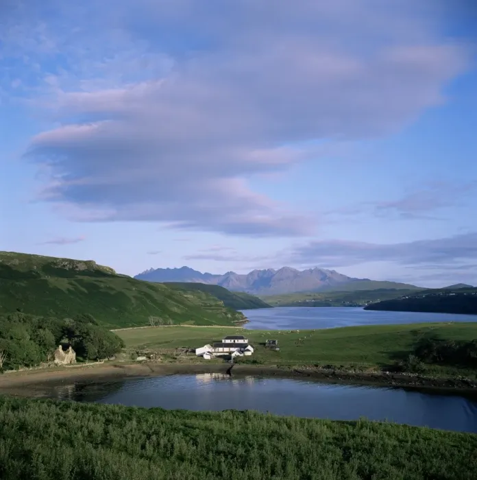 Framed Print : Loch Harport and the Cuillin Hills Framed Print : Loch Harport and the Cuillin Hills