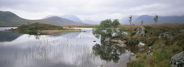 Lochan na h-Achlaise and the mountains of the Black Mount