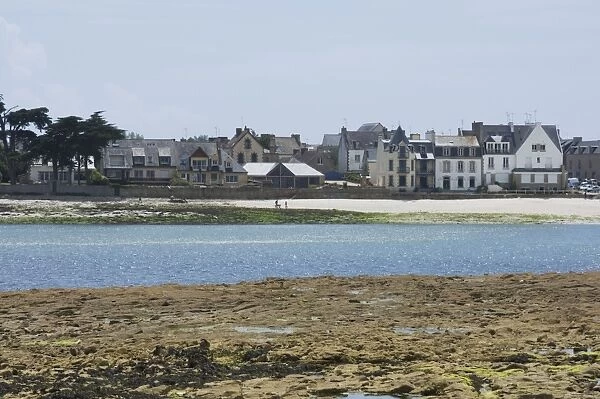 Loctudy on the River Odet estuary, Southern Finistere, Brittany, France, Europe