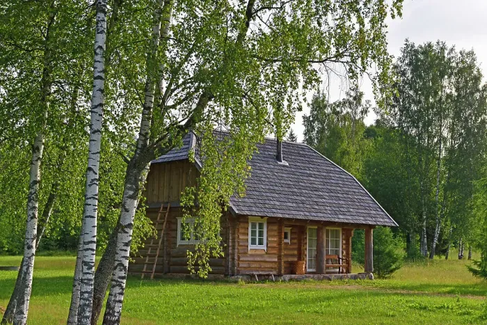 Framed Print : Log house, Miskiniskes rural accommodations, Aukstaitija National Park, Lithuania, Europe Framed Print : Log house, Miskiniskes rural accommodations, Aukstaitija National Park, Lithuania, Europe