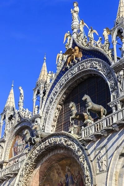 Loggia dei Cavalli, Basilica San Marco, Venice, UNESCO World Heritage Site, Veneto