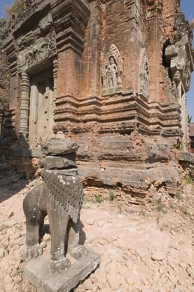 Lolei Temple, AD893, Roluos Group, near Angkor, UNESCO World Heritage Site