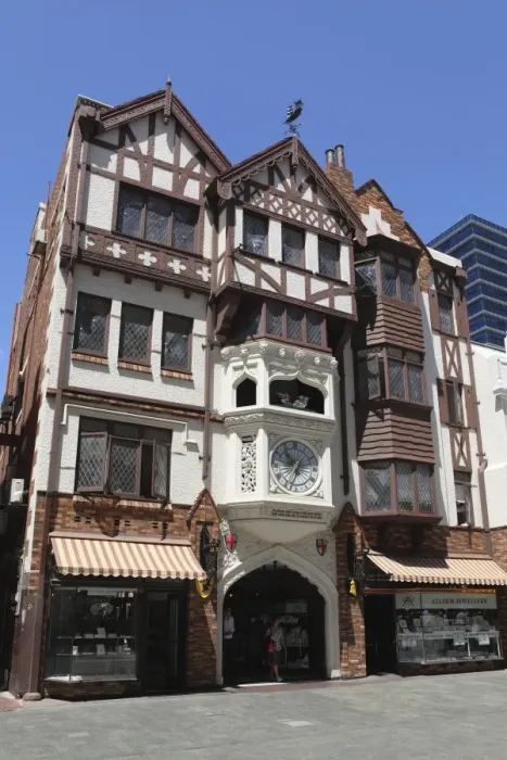 Framed Print : London Court, a mock-Tudor shopping arcade, built 1937, Hay Street, Perth, Western Australia, Australia, Pacific Framed Print : London Court, a mock-Tudor shopping arcade, built 1937, Hay Street, Perth, Western Australia, Australia, Pacific